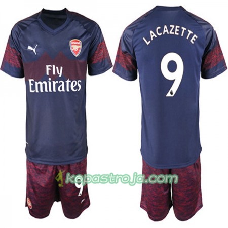 Billiga Fotbollströjor Arsenal Alexandre Lacazette 9 Barn Borta tröja 2018/19 Kortärmad